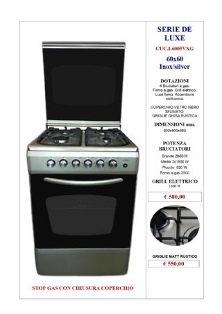 CUCINA LAREL L6005VXG F.GAS